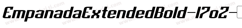 EmpanadaExtendedBold-l7oZ字体转换