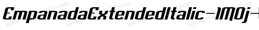 EmpanadaExtendedItalic-1MOj字体转换