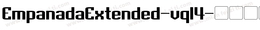 EmpanadaExtended-vql4字体转换