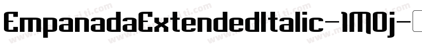 EmpanadaExtendedItalic-1MOj字体转换
