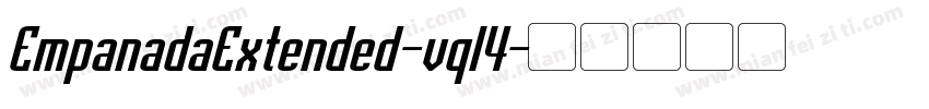 EmpanadaExtended-vql4字体转换