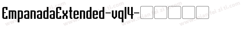 EmpanadaExtended-vql4字体转换