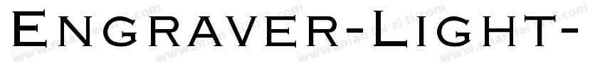 Engraver-Light字体转换