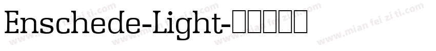 Enschede-Light字体转换