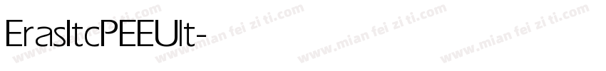 ErasItcPEEUlt字体转换