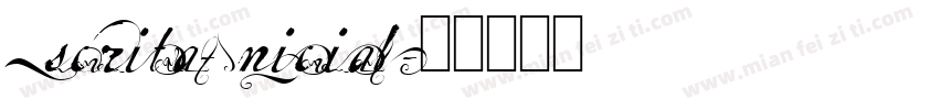 Escrita-Inicial字体转换