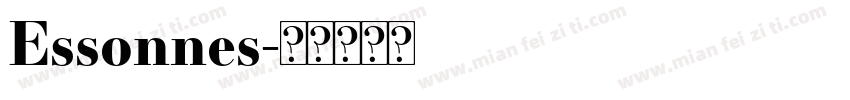 Essonnes字体转换
