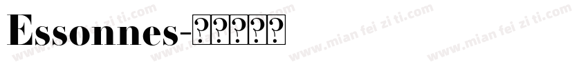 Essonnes字体转换
