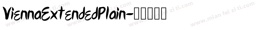 ViennaExtendedPlain字体转换