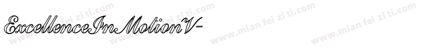 ExcellenceInMotionV字体转换