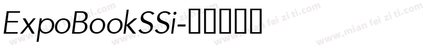 ExpoBookSSi字体转换