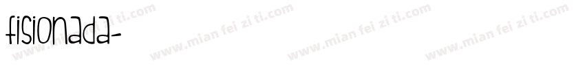 fisionada字体转换