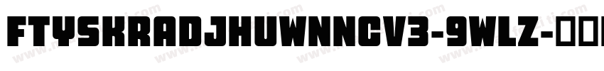 FtySkradjhuwnNcv3-9WLZ字体转换