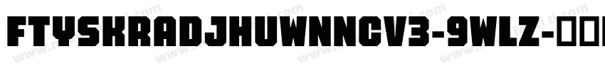 FtySkradjhuwnNcv3-9WLZ字体转换