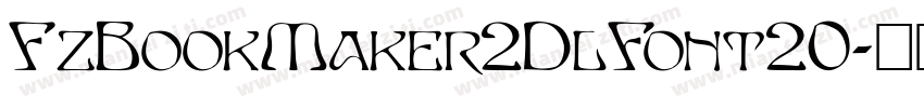 FzBookMaker2DlFont20字体转换
