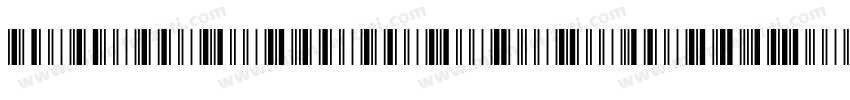 LibreBarcode39Extend字体转换