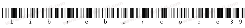 librebarcode39text字体转换