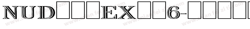 NUDモトヤEX明朝6字体转换