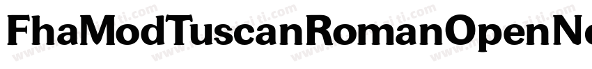 FhaModTuscanRomanOpenNcv-AW37字体转换