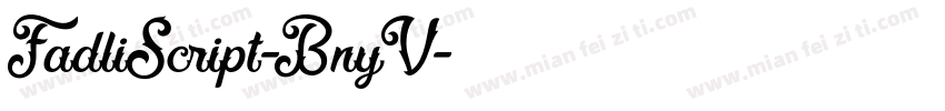 FadliScript-BnyV字体转换