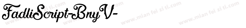 FadliScript-BnyV字体转换