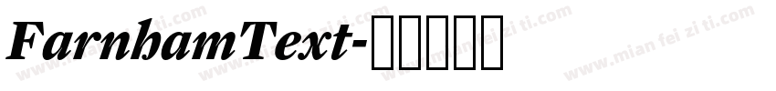 FarnhamText字体转换