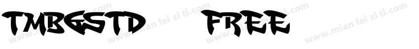 TMBGSTD_字体-Free字体转换