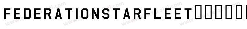 FederationStarfleet字体转换
