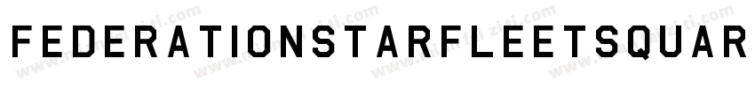 FederationStarfleetSquare字体转换