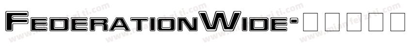 FederationWide字体转换