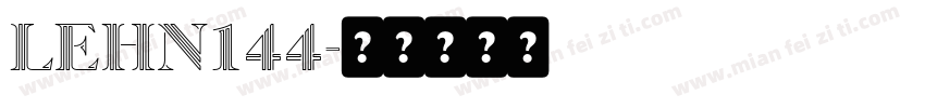 LEHN144字体转换