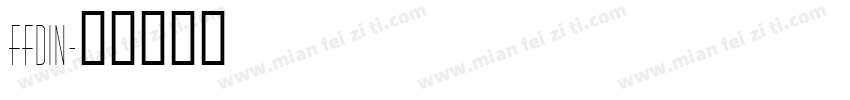 FFDIN字体转换