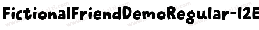 FictionalFriendDemoRegular-l2Ed字体转换