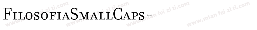 FilosofiaSmallCaps字体转换