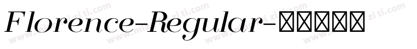 Florence-Regular字体转换