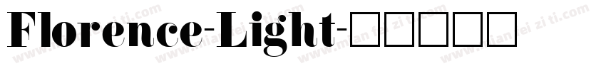 Florence-Light字体转换