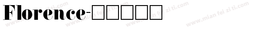 Florence字体转换