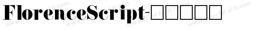 FlorenceScript字体转换