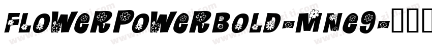 FlowerPowerBold-mne9字体转换