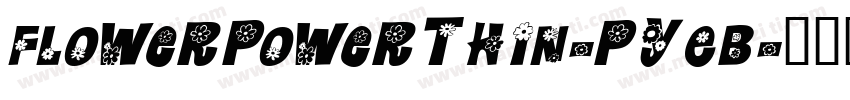 FlowerPowerThin-PyEB字体转换