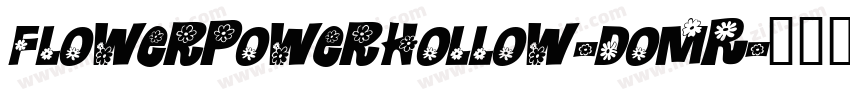 FlowerPowerHollow-domR字体转换