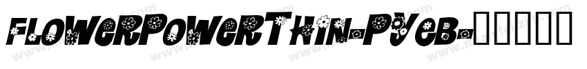 FlowerPowerThin-PyEB字体转换