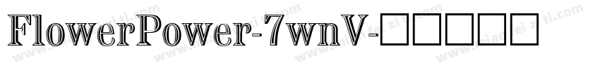 FlowerPower-7wnV字体转换