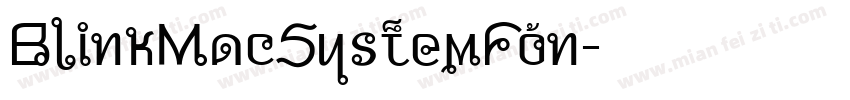 BlinkMacSystemFon字体转换