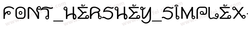 FONT_HERSHEY_SIMPLEX字体转换