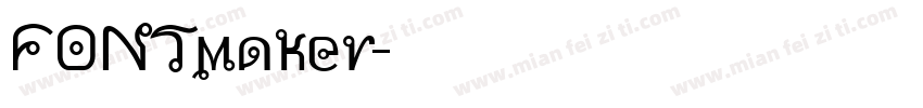 FONTmaker字体转换