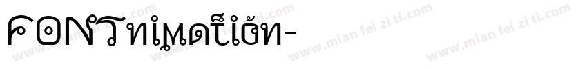 FONTnimation字体转换