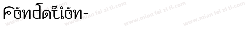 Fondation字体转换