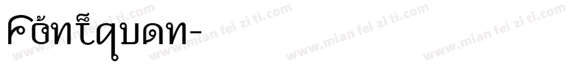Fontquan字体转换
