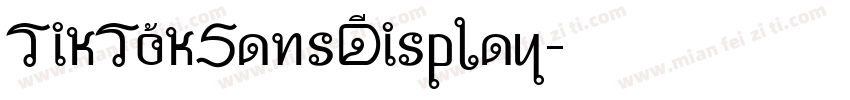 TikTokSansDisplay字体转换